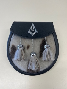 02-176A Masonic semidress with natural sealskin