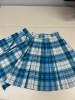 01-301 Adult Dress Turquoise Baird Aboyne skirt, sash and tie