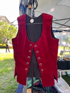 01-261 ADULT'S SIZE 34" Crimson PETAL VEST