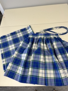01-287 Child's SZ. 10-12 tall DRESS ROYAL Culloden ABOYNE SKIRT, PLAIDIE AND TIE