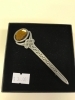 16-544 Topaz Antiqued Kilt Pin