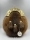 02-179 Brown Muskrat dress sporran with Brass cantle