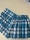 01-297 Dress Turquoise Scott Aboyne skirt, plaidie and tie child's size 8