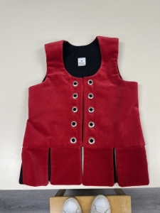 01-316 Child's size 10 Dark Red Aboyne Vest