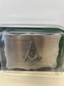 03-070 Masonic Antiqued 2 1/4" Kilt Belt Buckle